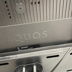 SHARP 40V型 テレビ　の画像