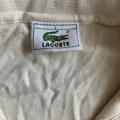 ラコステ　ニットシャツの画像