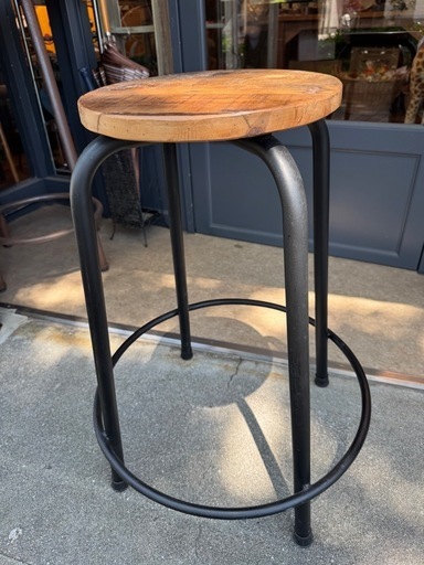 B7050【ビンテージ】アイアン カウンターチェア スツール