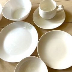 白食器　無印カトラリー　無料でお譲りしますの画像