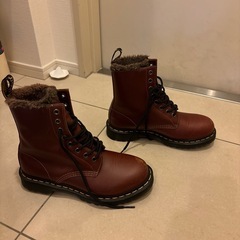 ドクターマーチン　ファーブーツ　の画像