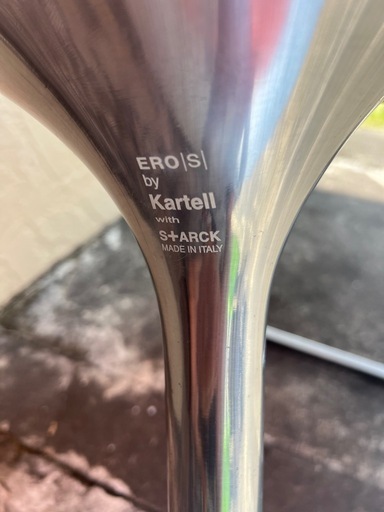 カフェセット　kartell カルテル　椅子　イタリア製　サイドテーブル　大塚家具