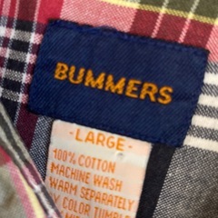 【BUMMERS】チェック半袖シャツの画像
