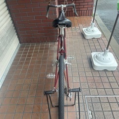 ★稀少品★片倉シルク　昭和レトロ　サイクリング　クロモリフレーム　2×5speed　ダブルレバーの画像