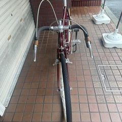 ★稀少品★片倉シルク　昭和レトロ　サイクリング　クロモリフレーム　2×5speed　ダブルレバーの画像