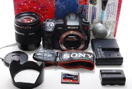 ☆初心者 おすすめ☆SONY α 200 レンズキット☆おまけ付き