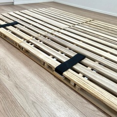 ダブルサイズ すのこ ベッドの画像