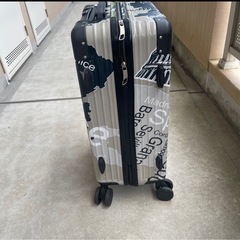 ファッショナブルな20インチのハイブリッドラゲージ。伸縮ハンドル、スピナーホイール、TSAロック付き。耐久性のあるABS+PC素材、カジュアルスタイルの画像