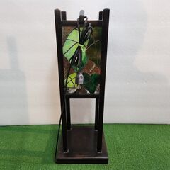 ステンドグラス スタンドライト 骨董 レトロ アンティーク ヴィンテージの画像