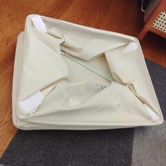 布製収納バスケット(訳あり)の画像