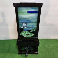 ステンドグラス 行燈 行灯 骨董 レトロ アンティーク ヴィンテージの画像