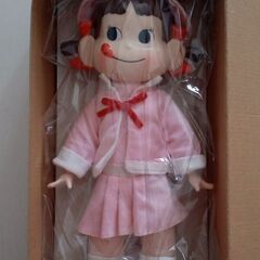 モダンなペコちゃん&ポコちゃん 人形 ＋ ペコちゃん人形 2004　FUJIYA/不二家 PEKO FAMILY CLUBの画像