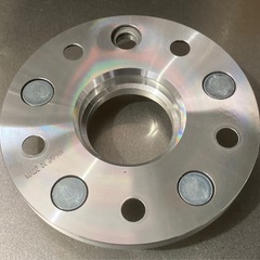 シンセイ　ワイトレ　厚10mm PCD114.3 5H 1枚のみ　ジャンク品の画像