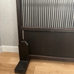 保護猫に。千本格子を使った脱走防止柵 パーテーションにも使えます。の画像