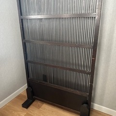 保護猫に。千本格子を使った脱走防止柵 パーテーションにも使えます。の画像