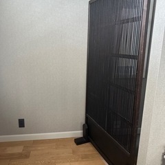 保護猫に。千本格子を使った脱走防止柵 パーテーションにも使えます。の画像