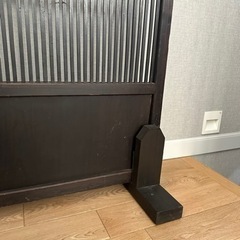 保護猫に。千本格子を使った脱走防止柵 パーテーションにも使えます。の画像