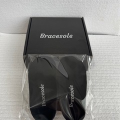 【未使用】キッズ インソール 中敷き 12cm アーチサポート 衝撃吸収 黒 箱付きの画像