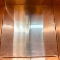 【GO-1065】置炉 炉落とし 炉壇 茶室炉 銅製 茶の湯 茶室 茶道具の画像