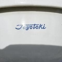コーナー流し台　陶器製　中古の画像