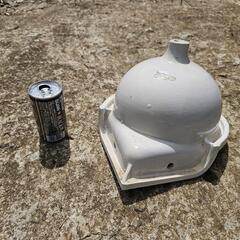 コーナー流し台　陶器製　中古の画像