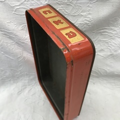 ⭐︎ドリーム2号館⭐︎ 昭和レトロ　ビスコ缶 ※ダメージ有の画像
