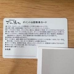 板橋区前野町温泉　さやの湯処　回数券(6回分)の画像