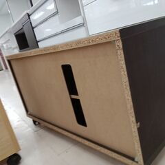 リユースのサカイ栃木店★ジモティ割あり★  TV台 ブラウン W79×D34×H43.5 クリーニング済み TC9759の画像