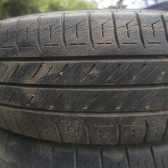 【０円】155/65r14　ダンロップ　サマータイヤ　転がし用等にの画像