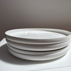 【未使用品】MSTYLE ガラス　皿　32.5cm 4点セットの画像