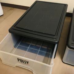 JM20084S)★大特価★1段収納ケース/衣類収納 2個セット 幅：約39cm 高さ：約31cm 奥行：約62cm 中古品【取りに来られる方限定】の画像