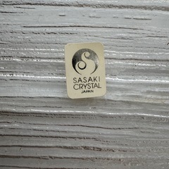 【未使用】　SASAKI CRYSTAL JAPAN ガラス皿 3枚セット♪の画像