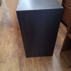 ★リユースのサカイ水戸店★  ラック ブラック H72×D39.5×W72.5 クリーニング済み MT4928の画像