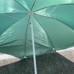 パラソル＋テーブル＋ベースのセット　レジャー　運動会　キャンプ　におすすめ！の画像