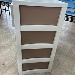 【美品】収納ケース　ルームケース　片付け　衣装ケース　4段の画像