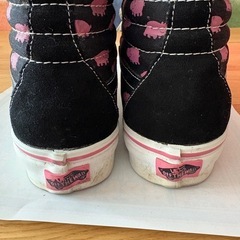 VANSハイカットスニーカー25cmカバ柄の画像