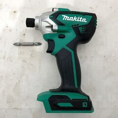 makita マキタ 充電式インパクトドライバ MTD001D バッテリー2個(BL1415G)/充電器(DC18SG)/おまけ(ドリル＆ビット)付きの画像