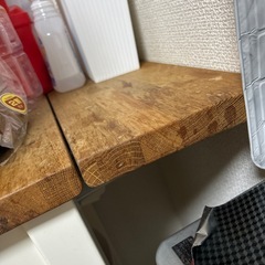 引出し付き可動式棚【アンティーク】の画像