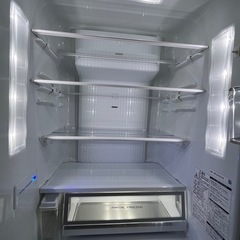パナソニック 5ドア 冷蔵庫 406L エコナビ 微凍結パーシャル搭載 右開き シャンパン NR-E416V-Nの画像