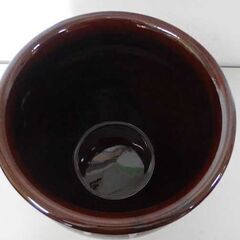 常滑焼 かめ  5号 蓋付き 漬物容器 梅干し 味噌 丸壺 食物容器瓶☆ 札幌市 北区 屯田 の画像