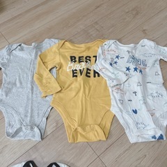 ロンパース　長袖　5枚の画像