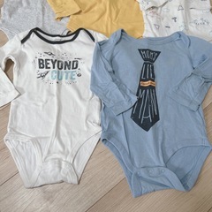 ロンパース　長袖　5枚の画像