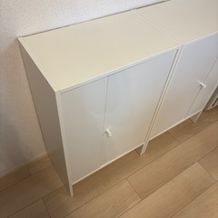 IKEA BAGGEBO バッゲボー キャビネット ホワイトの画像