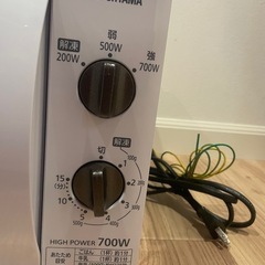 【ジャンク】電子レンジ 60Hz ターンテーブル式 IMB-T176-6-Wの画像