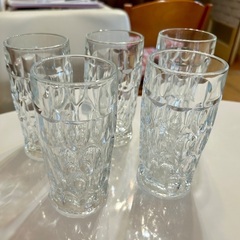 昭和レトロなグラス☆5つセットの画像