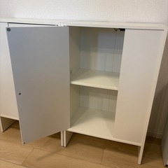 IKEA BAGGEBO バッゲボー キャビネット ホワイトの画像