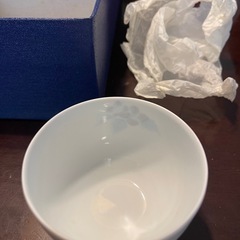 ★未使用★湯呑５客セット★波出揃★夢想花柄★の画像