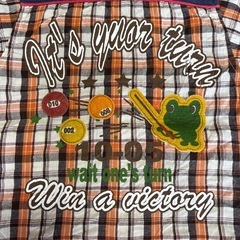 セット購入限定　A.F.CLUB 90 半袖シャツ　チェック　カエル柄の画像