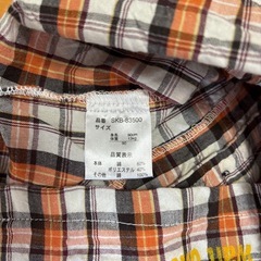 セット購入限定　A.F.CLUB 90 半袖シャツ　チェック　カエル柄の画像