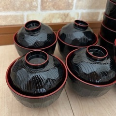 お椀　蓋付き　10個セットの画像